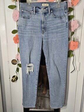 Madewell The Perfect Vintage Jean Sz 30 Distressed